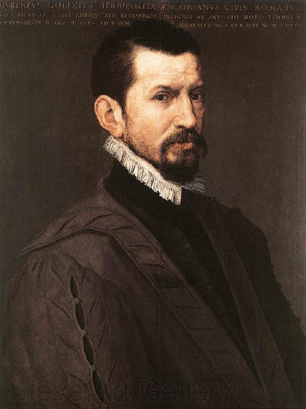 MOR VAN DASHORST, Anthonis Portrait of Hubert Goltzius g